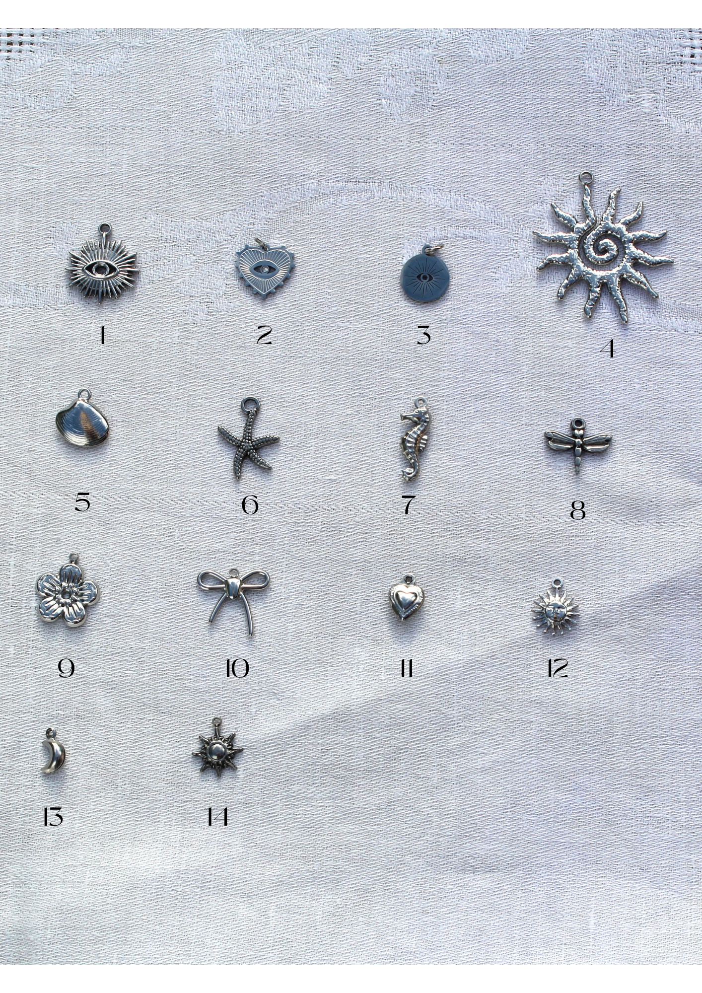 Bracelet personnalisé à breloques argenté